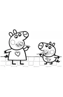 Peppa Pig kleurplaat 38